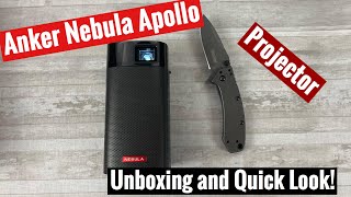 NEW Anker Nebula Apollo Pocket Projector Unboxing and Quick Look!