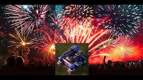 Red Alert 3 proton collider firework longest chain reaction ever