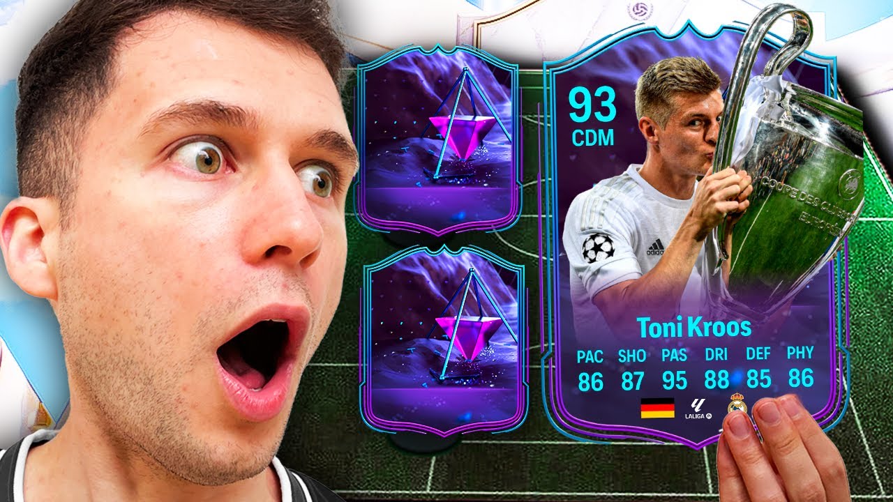 FIM DE UMA ERA!! HOMENAGEEI O KROOS COM UM TIME META EM VOLTA DELE! EA FC 24 ULTIMATE TEAM