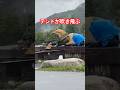 木曽駒冷水公園で木曽駒おろしの洗礼を受けて荷物がほとんどが池に落ちる