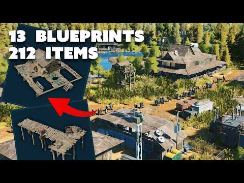 🔲 ALL NEW DLC SCENERY ITEMS & BLUEPRINTS SHOWCASED | Jurassic World Evolution 3 Wetlands DLC