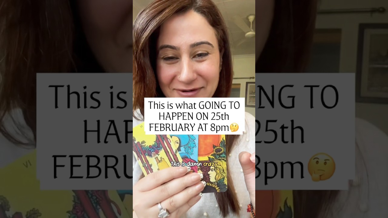 This is going to happen on 25th February at 8pm!!🕗 