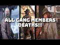 RDR2 || ALL CHARACTER DEATHS