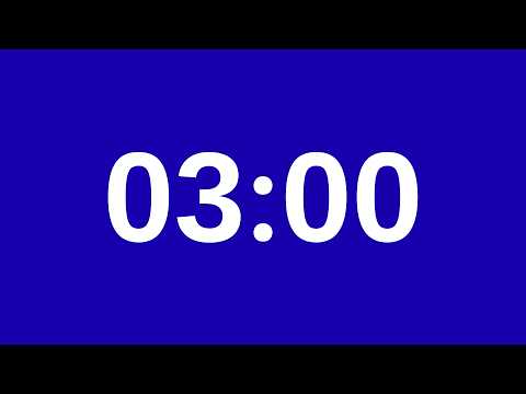 3 Minute Timer - 180 Second Countdown