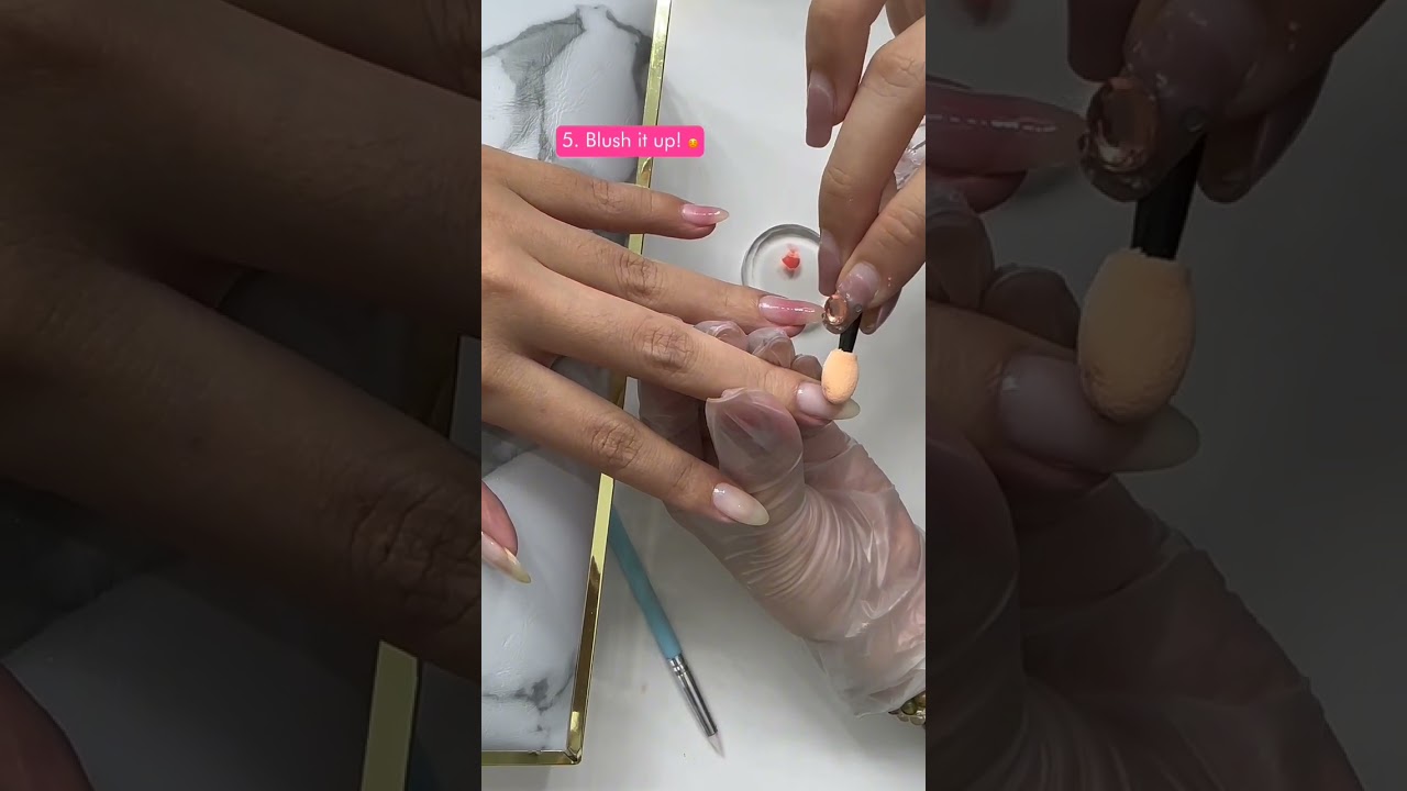 Cosmo Tries The Blush Nail Trend 