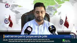 Elmütderden Şanti̇ye Çalişanlari İçi̇n Çağri
