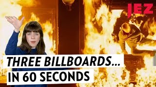 "Three Billboards Outside Ebbing, Missouri" Explained in 60 Seconds | Oscars 2018
