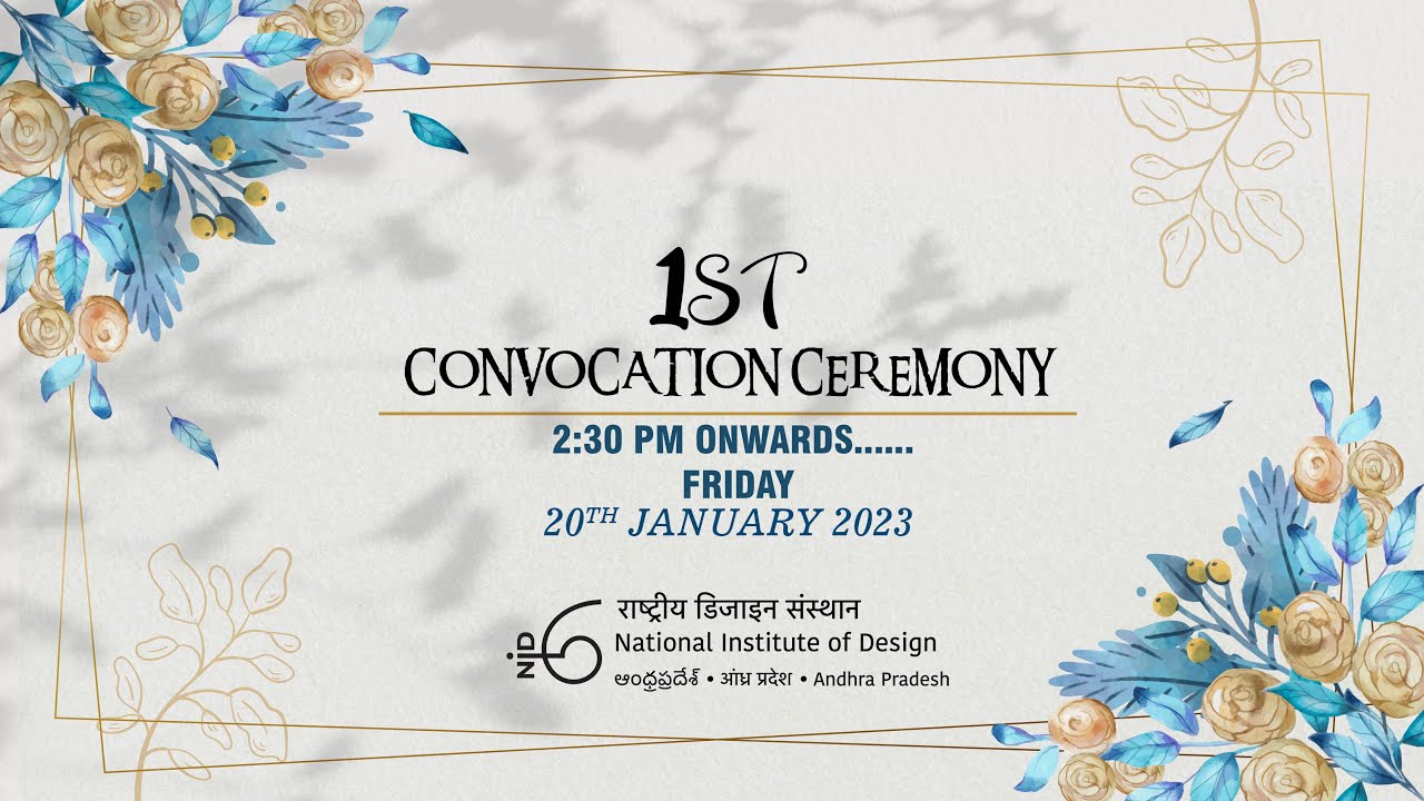 NID AP 1st Convocation Ceremony | 2023