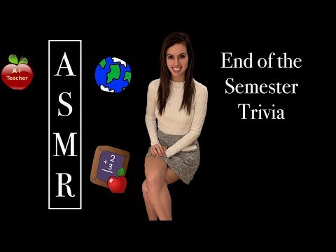 [ASMR] End of the 1st Semester Trivia | 50+ Questions