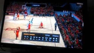 Steve Blake getting the buzzer beater with a 3 pointer