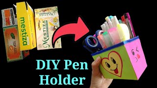 Pen Holder Made From Empty Soap boxes | Artmazing DIY Crafts #BestOutOfWaste
