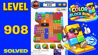Color Block Run – Level 908 | Walkthrough