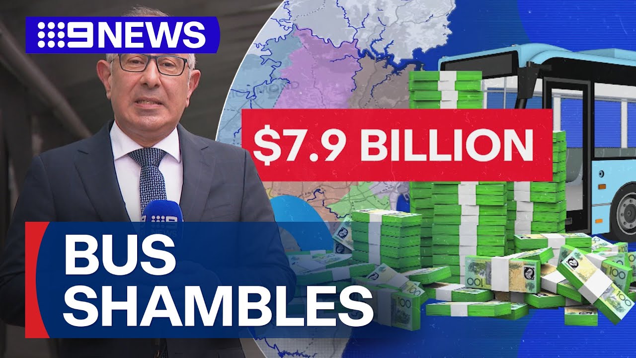 New report finds Transport for NSW not effectively managing bus contracts | 9 News Australia