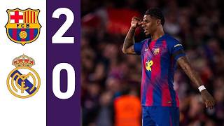 Extended Highlightsbarcelona 20 Real Madrid