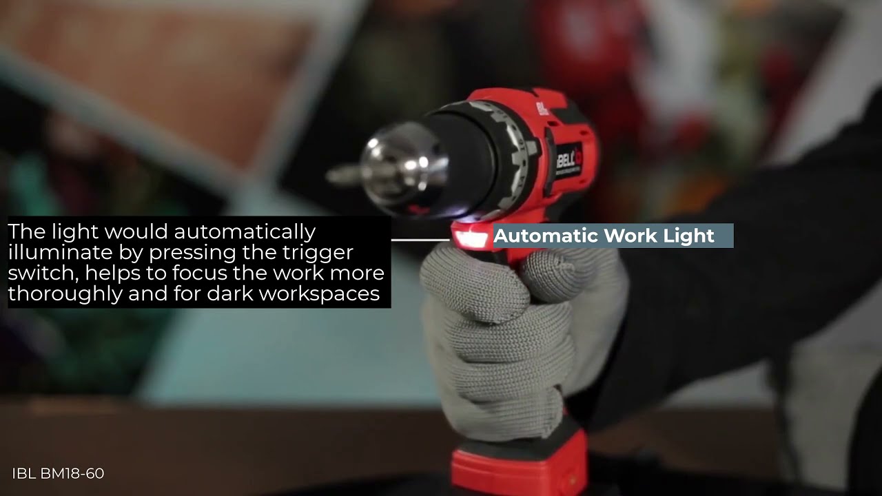 Buy iBELL BM18-60 Brushless Impact Cordless Driver Drill Online At