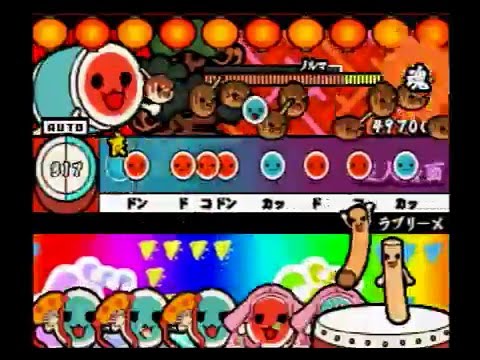 【太鼓の達人 CS1】ラブリーX（むずかしい）【オート動画】
