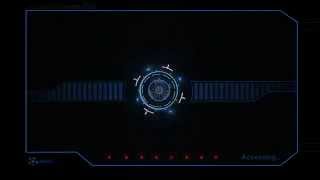 Loading Screen Interface Initialisation - Free Overlay Stock Footage