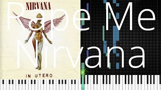 🎹 Rape Me, Nirvana, Synthesia Piano Tutorial