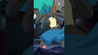 Ash Riolu envolve into Lucario #pokemon #video #viral #youtubeshorts #shorts
