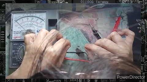 TESTING DIODE USING ANALOG MULTIMETER by Ann Claire M. Malubag