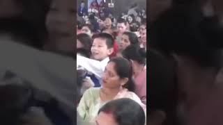 Young Nepalese secondary school student whose speech triggered the protest