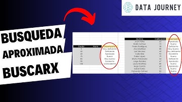 Cómo realizar búsquedas aproximadas en Excel con la función BUSCARX