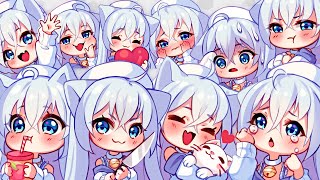 【Speedpaint】 Stelluu Twitch Emotes (Hyan Timelapse #398)