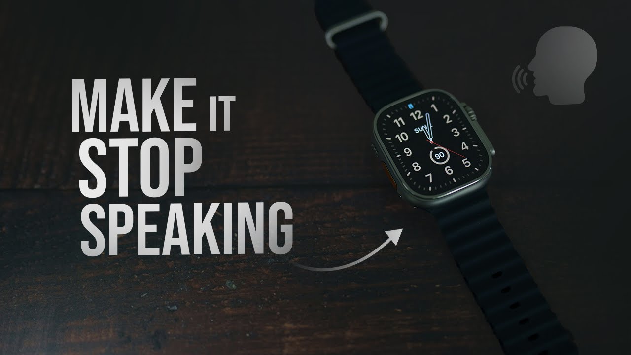How to Make It Stop Speaking - Apple Watch (tutorial) - YouTube