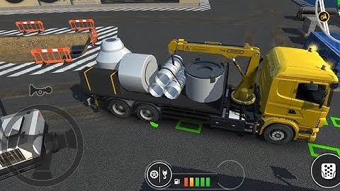 Drive Simulator 2, Level 1#2- Ventilation system installation- truck and excavator games video
