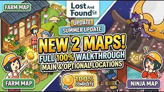 Lost And Found Co summer update new 2 maps full walkthrough - All 100% main & optional locations screenshot 1