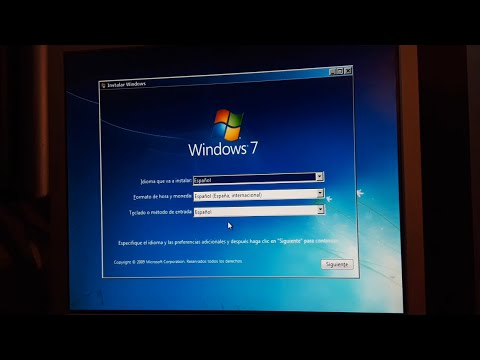 Video: Cómo Instalar Windows 7 Desde El Disco