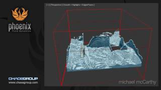 Phoenix FD 1.20 - Liquid Sim Preview
