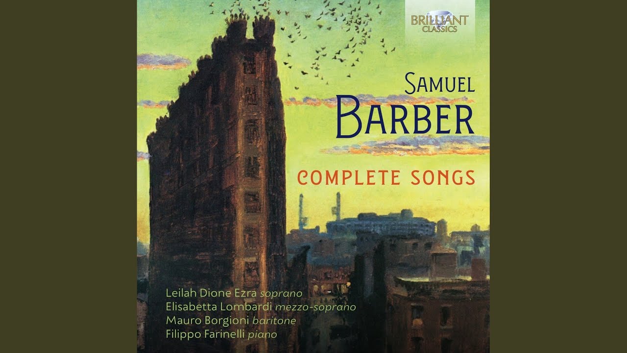 3 Songs, Op. 10: III. I Hear an Army