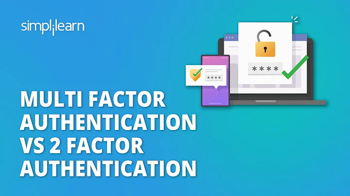 Multi Factor Authentication Vs 2 Factor Authentication | What Is MFA And 2FA? | Simplilearn