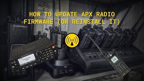 How To APX Firmware Update