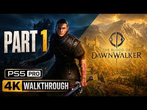 The Blood of Dawnwalker Walkthrough Part 1 | PS5 Pro 4K Gameplay (No Commentary)
