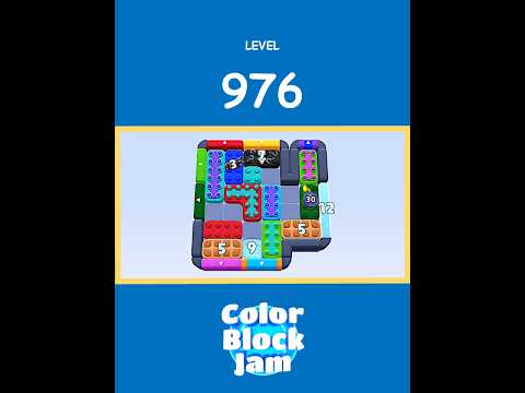 Color Block Jam Level 976 Solution Without Boosters