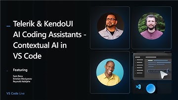 VS Code Live - Telerik & KendoUI AI Coding Assistants - Contextual AI in VS Code
