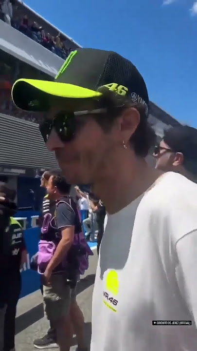Valentino Rossi a Jerez: 2024, la reazione alla vista di Marc Marquez