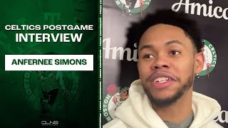 Anfernee Simons React to Trade Rumors | FULL Postgame Interview  Celtics vs Raptors 1-9