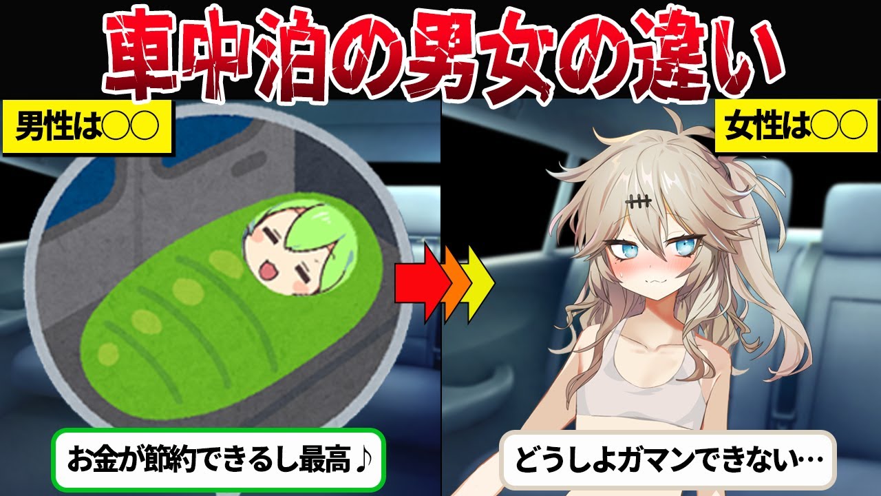 車中泊する人が増えている理由【ずんだもん＆ゆっくり解説】