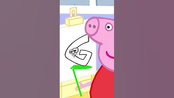 Learn to Draw and Color alphabet lore letter "G" with Colorful Pencils | Peppa Pig Drawing