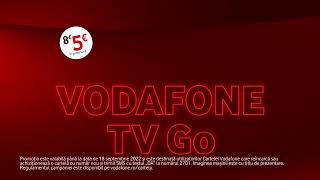 Acces nelimitat în Vodafone TV GO la Cartelă