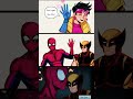 JÁ PENSOU? KK #shorts #viral #spider #homemaranha #wolverine #xmen #marvelcomics #ok #bye #desenhos