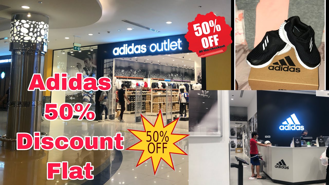 Adidas 50% Off Flat for All items - YouTube