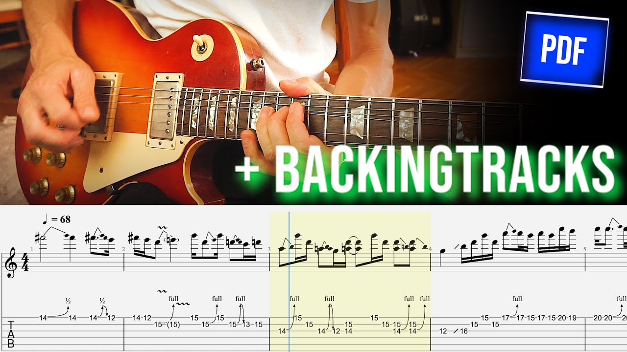 How To Play BOTH Slash' Guitar Solos in Knocking On Heavens Door by
