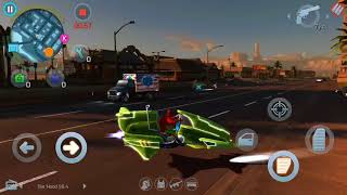 Gangster Vegas Selling cool green hover car screenshot 2
