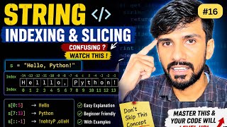 Python String Indexing & Slicing Explained with Examples | Python Tutorial