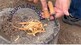 Alabama fatwood from Patrick Long | Mad Dog ferro rod and striker | Kilt Lifter ale from Tac-Hill
