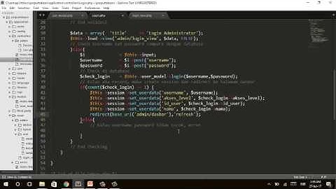 Kursus Codeigniter Java Web Media 5 - Login, Logout dan Proteksi Halaman (SI Perpustakaan)